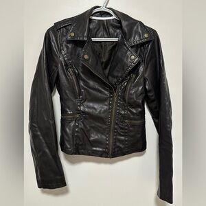 Vegan Leather Jacket